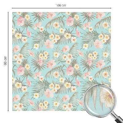 Zatmavovací fólie na okna Tropický vzor