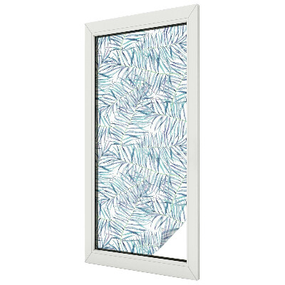 Samolepicí protisluneční fólie na okna Botanický vzor
