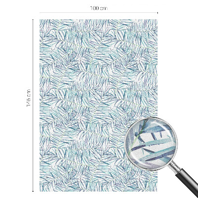 Samolepicí protisluneční fólie na okna Botanický vzor