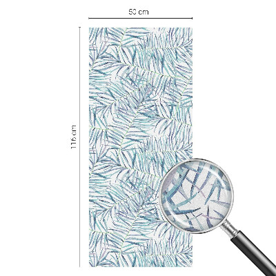 Samolepicí protisluneční fólie na okna Botanický vzor