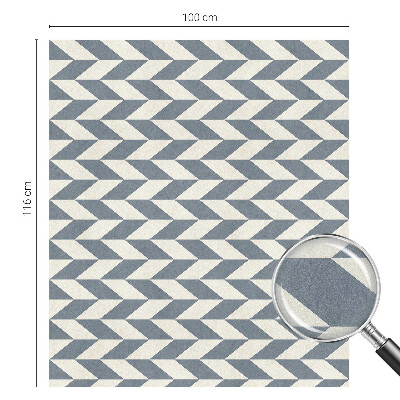 Dekorativní mléčná fólie na sklo Geometrická iluze