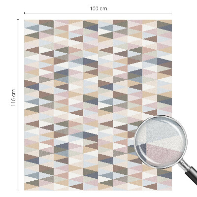 Samolepicí protisluneční fólie na okna Pastelová symetrie