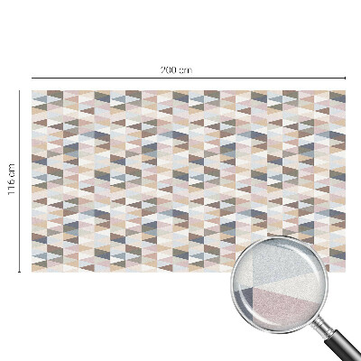 Samolepicí protisluneční fólie na okna Pastelová symetrie