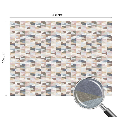 Samolepicí protisluneční fólie na okna Pastelová symetrie