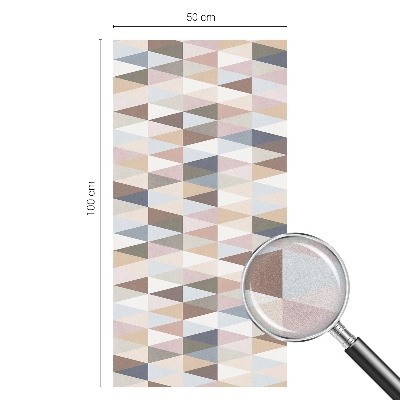 Samolepicí protisluneční fólie na okna Pastelová symetrie