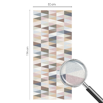 Samolepicí protisluneční fólie na okna Pastelová symetrie