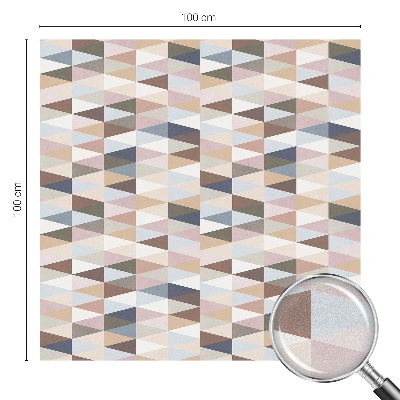 Samolepicí protisluneční fólie na okna Pastelová symetrie