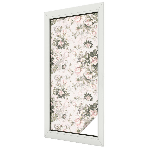 Zatmavovací fólie na okna Květinová krása