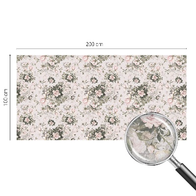 Zatmavovací fólie na okna Květinová krása