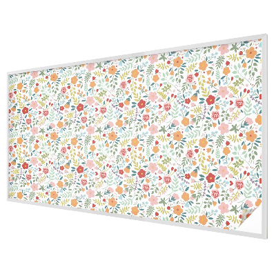 Samolepicí fólie na okna vitráž Květinový vzor