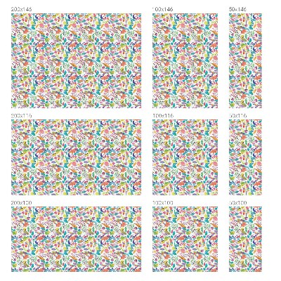 Samolepicí protisluneční fólie na okna Barevné složení