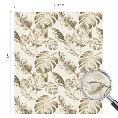 Samolepicí fólie na okna vitráž Tropické rostliny