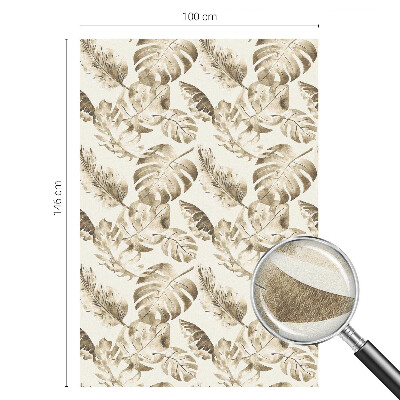 Samolepicí fólie na okna vitráž Tropické rostliny