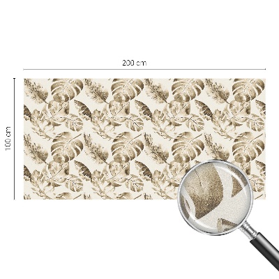 Samolepicí fólie na okna vitráž Tropické rostliny