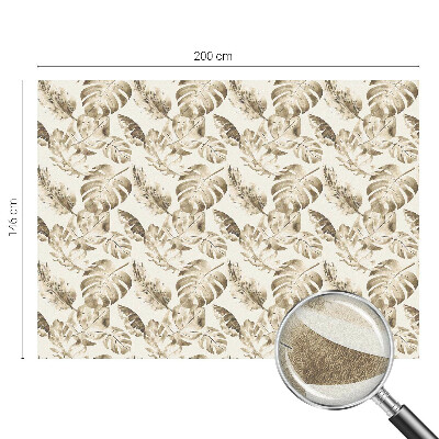 Samolepicí fólie na okna vitráž Tropické rostliny