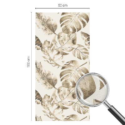 Samolepicí fólie na okna vitráž Tropické rostliny