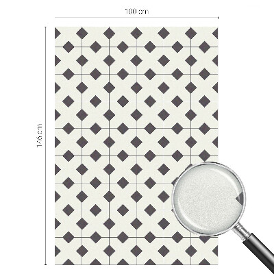 Zatmavovací fólie na okna Černé a bílé diamanty