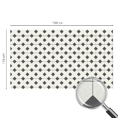 Zatmavovací fólie na okna Černé a bílé diamanty