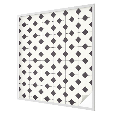 Zatmavovací fólie na okna Černé a bílé diamanty