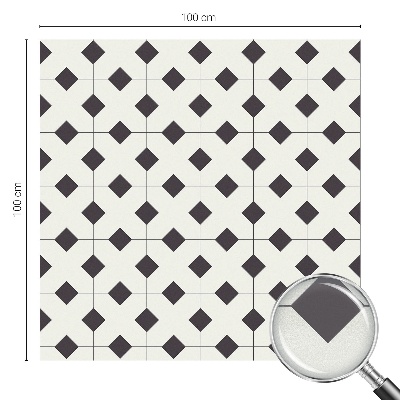 Zatmavovací fólie na okna Černé a bílé diamanty