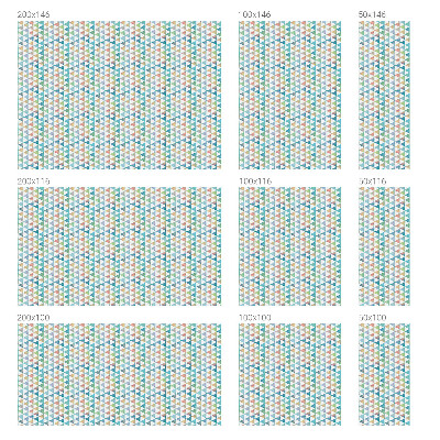 Dekorativní mléčná fólie na sklo Geometrické trojúhelníky