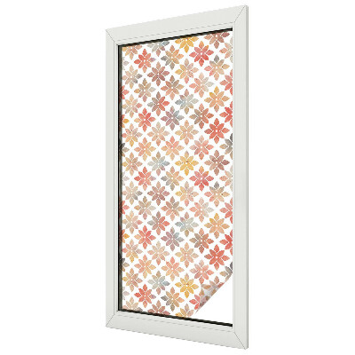 Samolepicí protisluneční fólie na okna Květinová krása