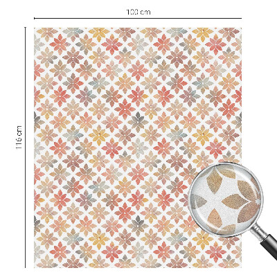 Samolepicí protisluneční fólie na okna Květinová krása