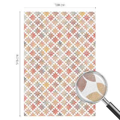 Samolepicí protisluneční fólie na okna Květinová krása