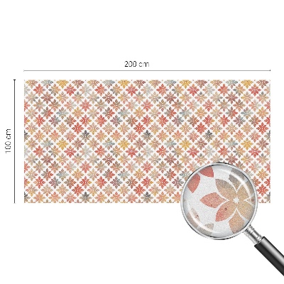 Samolepicí protisluneční fólie na okna Květinová krása