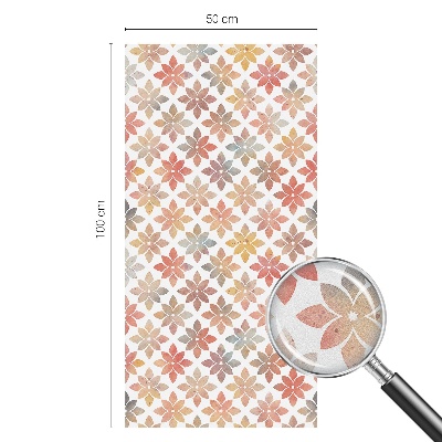 Samolepicí protisluneční fólie na okna Květinová krása