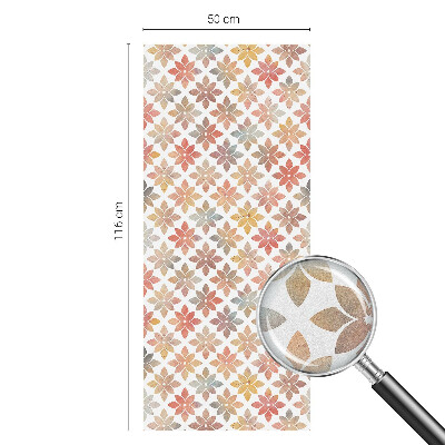 Samolepicí protisluneční fólie na okna Květinová krása