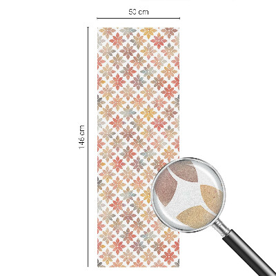 Samolepicí protisluneční fólie na okna Květinová krása