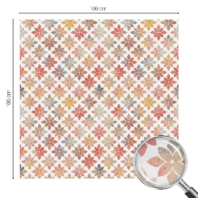 Samolepicí protisluneční fólie na okna Květinová krása