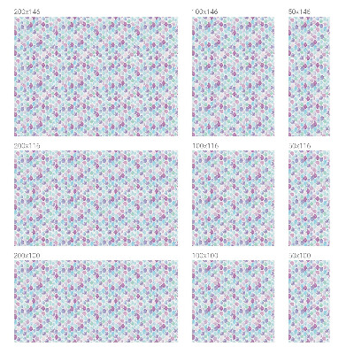 Dekorativní mléčná fólie na sklo Pastelové tečky