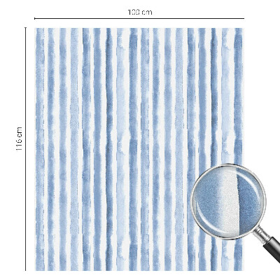 Samolepicí protisluneční fólie na okna Modré pruhy