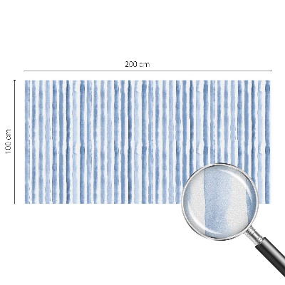 Samolepicí protisluneční fólie na okna Modré pruhy