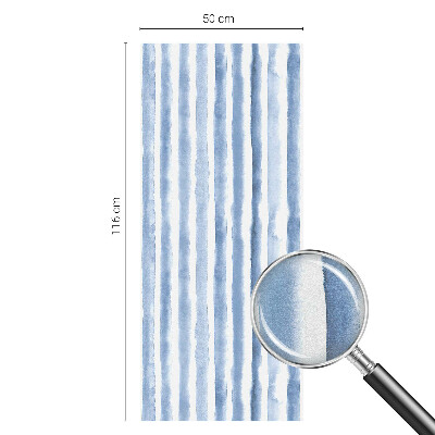 Samolepicí protisluneční fólie na okna Modré pruhy