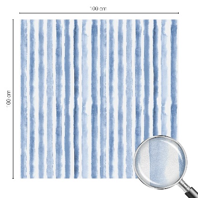 Samolepicí protisluneční fólie na okna Modré pruhy
