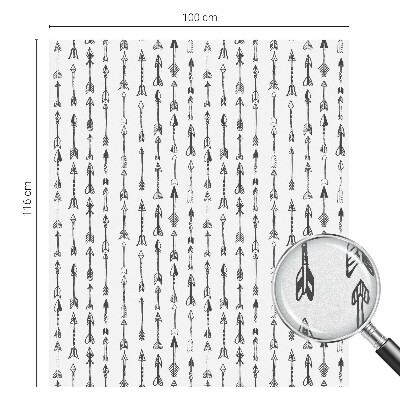 Zatmavovací fólie na okna Geometrické šipky