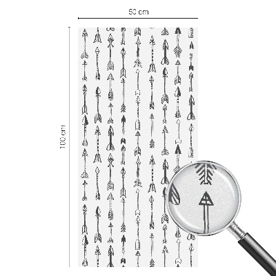 Zatmavovací fólie na okna Geometrické šipky