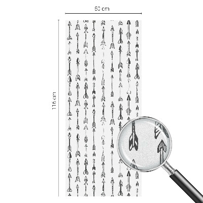 Zatmavovací fólie na okna Geometrické šipky