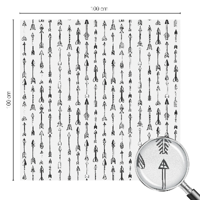 Zatmavovací fólie na okna Geometrické šipky