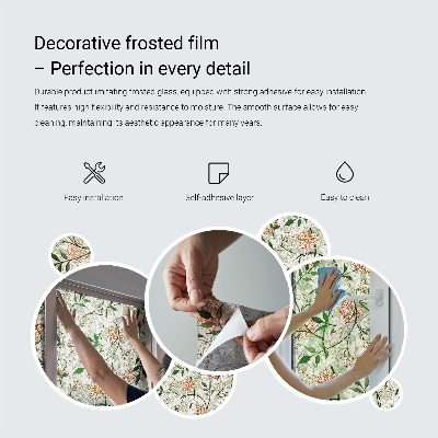 Samolepicí protisluneční fólie na okna Abstraktní linie