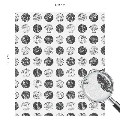 Dekorativní mléčná fólie na sklo Mramorová elegance