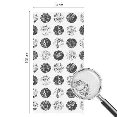 Dekorativní mléčná fólie na sklo Mramorová elegance