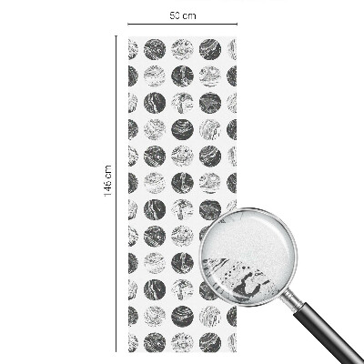 Dekorativní mléčná fólie na sklo Mramorová elegance