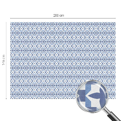 Zatmavovací fólie na okna Modrá mozaika