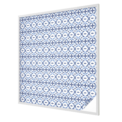 Zatmavovací fólie na okna Modrá mozaika