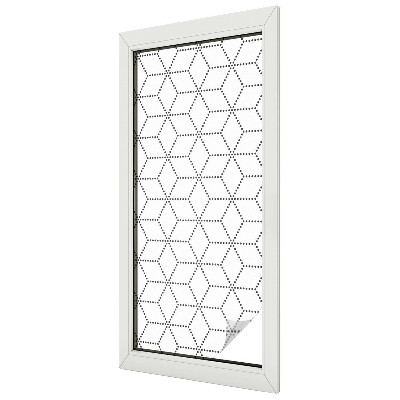 Zatmavovací fólie na okna Tečkované kosočtverce