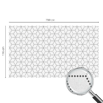 Zatmavovací fólie na okna Tečkované kosočtverce